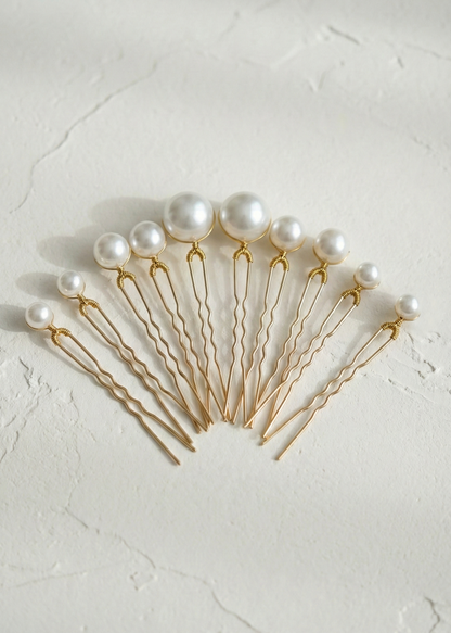 Pearl Bridal Hair Pins