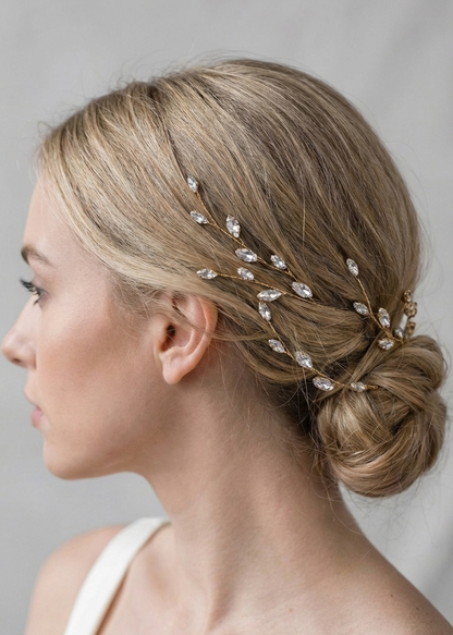 Crystal Branch Hair Pins