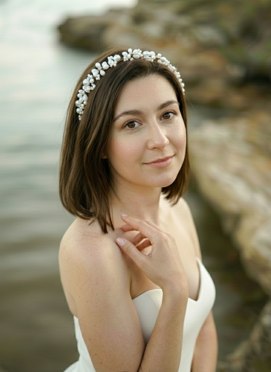Bridal Floral Crystal Hair Vine
